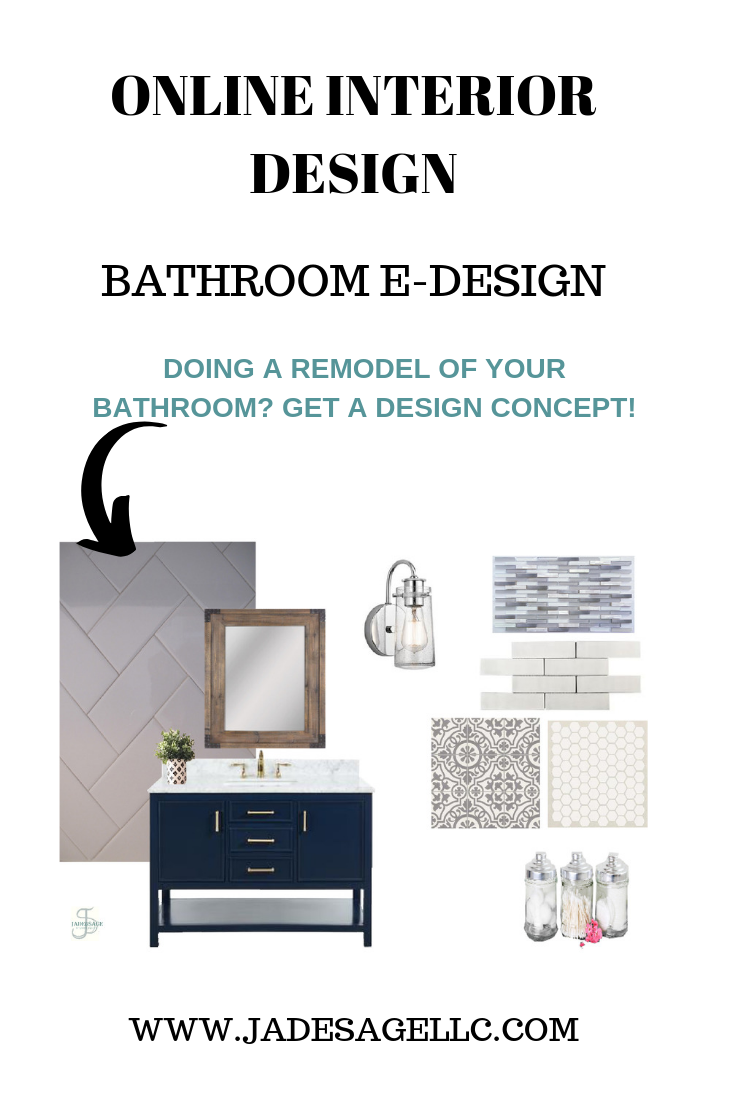 What is Bathroom E-Design and How it can work for you? - Jade & Sage LLC