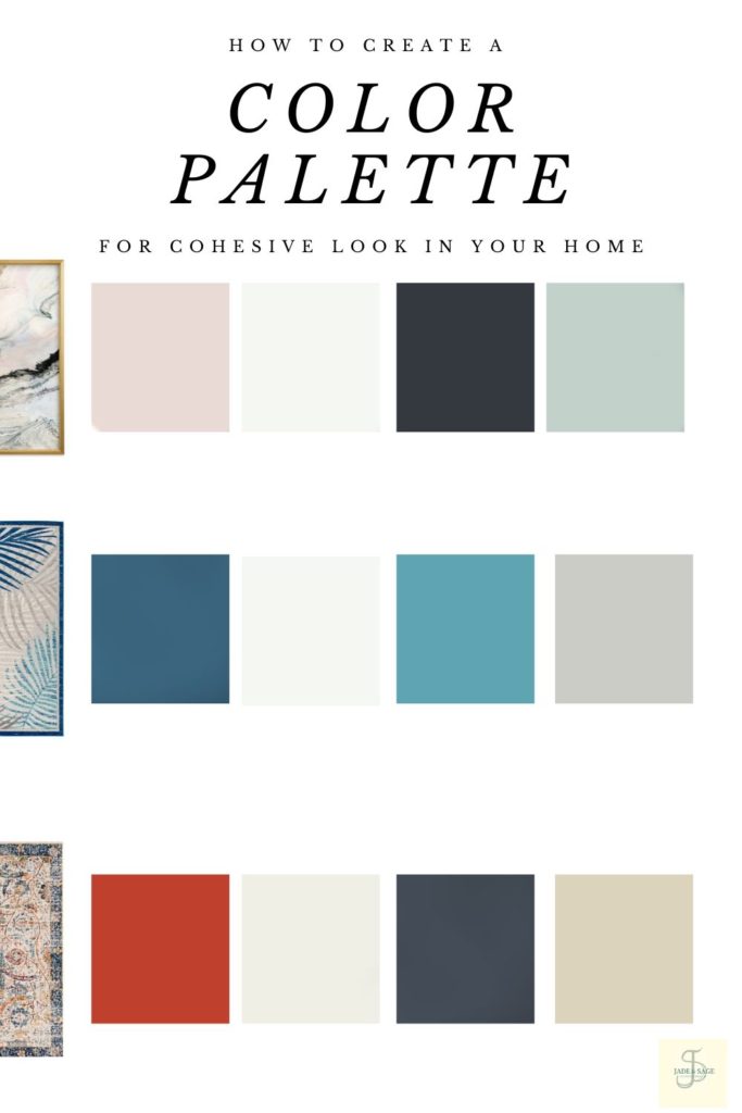 How to create a color palette for your home - Jade & Sage LLC