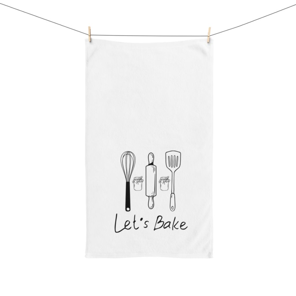 Let's Bake Hand Towel