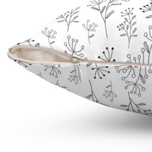 LEAF POLYESTER SQUARE PILLOW