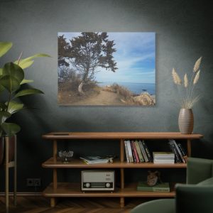 Canvas Wall Art - Coastal Tree Scene