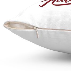 Rustic Farmhouse Autumn Floral Square Pillow