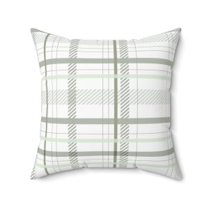 Cozy Plaid Square Pillow