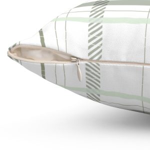 Cozy Plaid Square Pillow