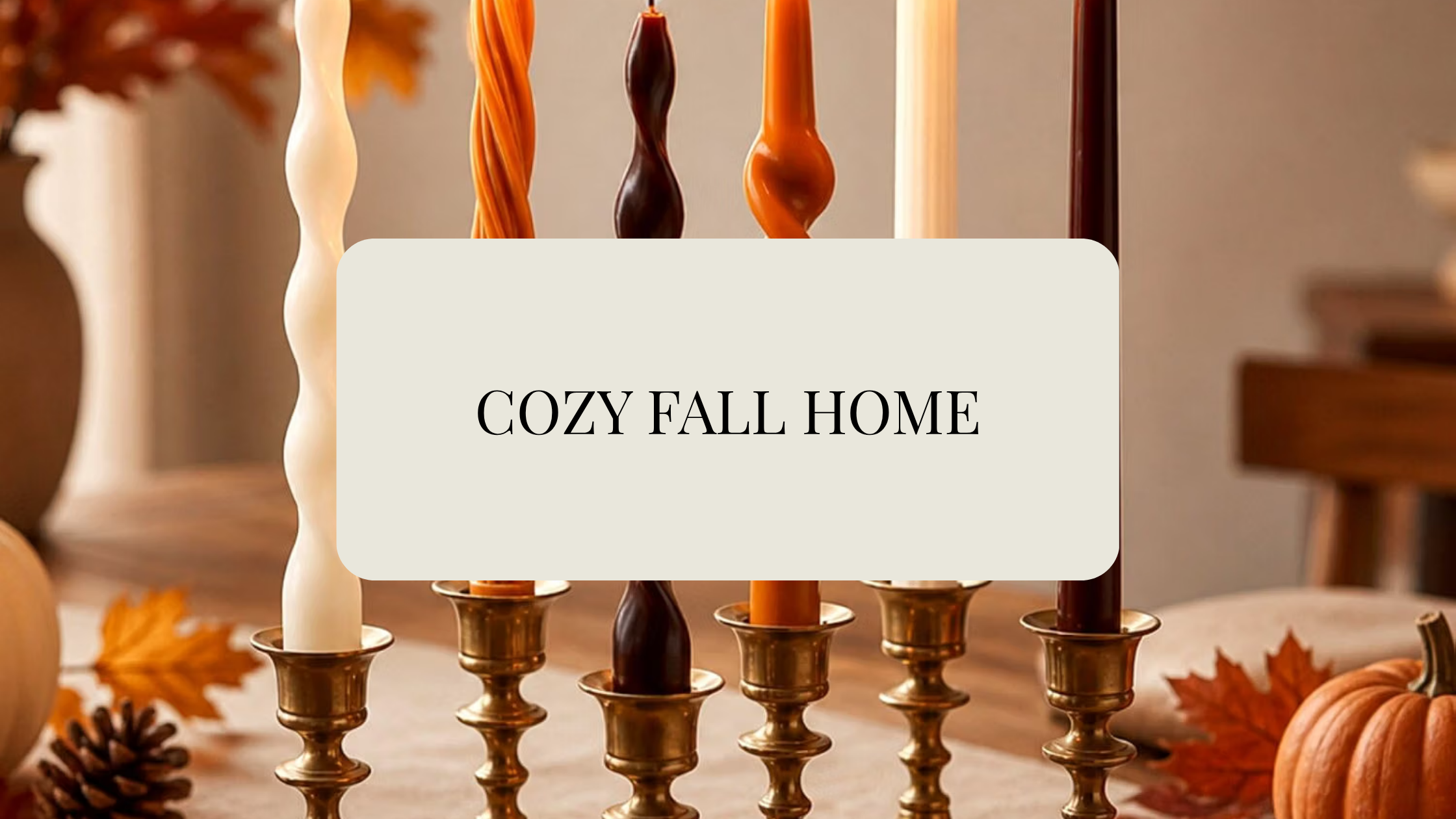 COZY HOME FALL VIBES